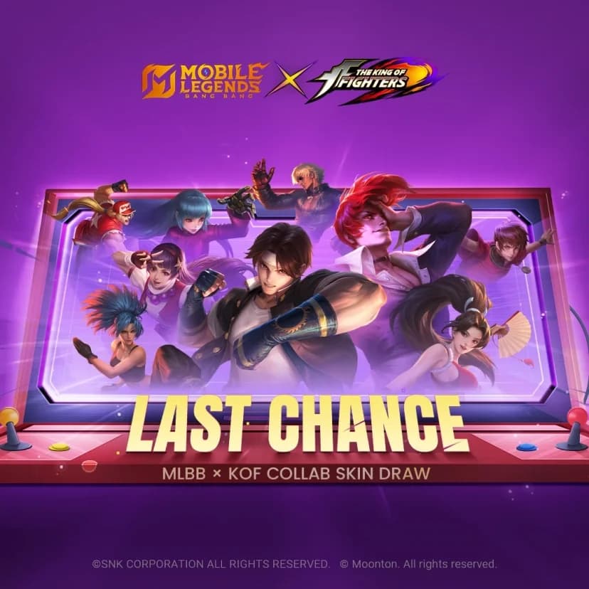 Event MLBB × KOF Segera Berakhir! Diskon Draw 50% & 30% + Skin Kolaborasi Kembali untuk Terakhir Kalinya